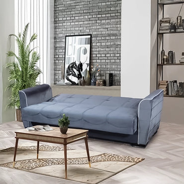 Tual 3+2 Seater Sofa Set - Gray