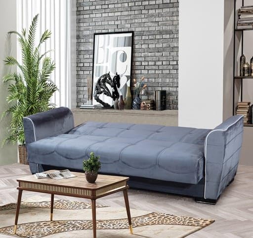 Tual 3+2 Seater Sofa Set - Gray