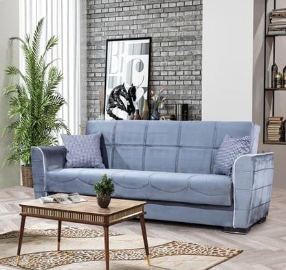 Tual 3+2 Seater Sofa Set - Gray