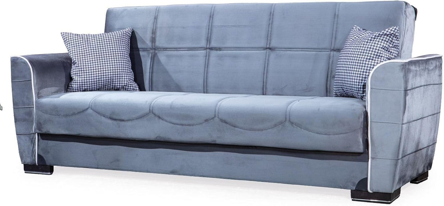 Tual 3 Seater Sofa - Gray