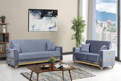 Istanbul Modern Gray 3+2 Seater Sofa Set