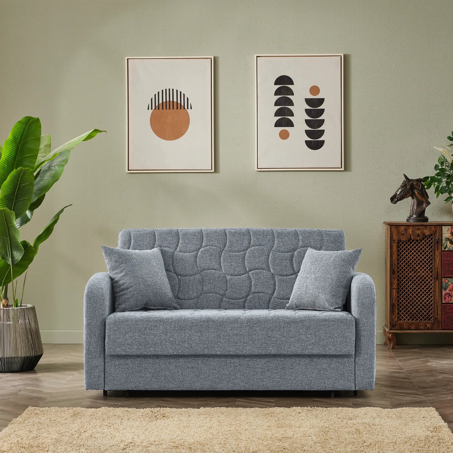 Loft 3 Seater Sofa - Gray