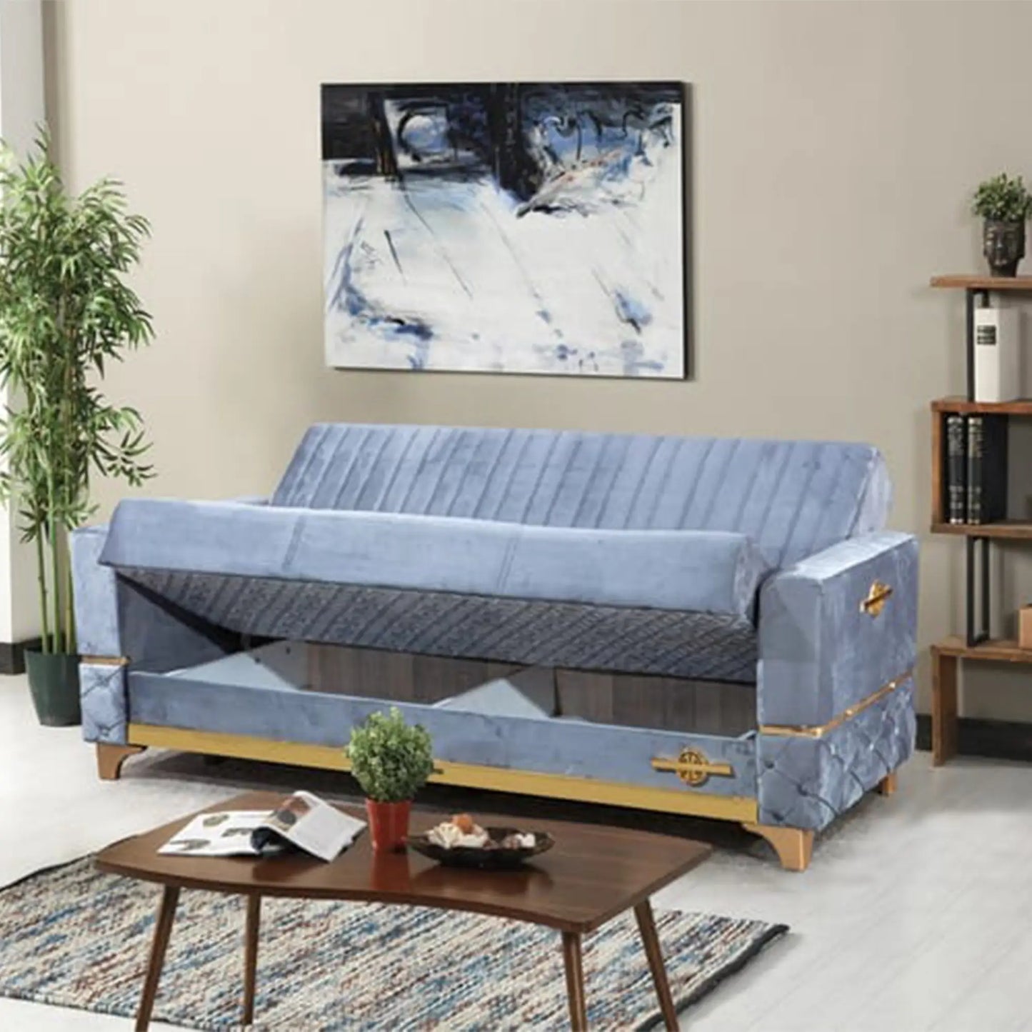 Istanbul Modern Gray 2 Seater Sofa